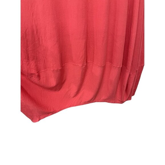 Eileen Fisher Coral Sleeveless Bubble Hem Midi Dress Size Medium Made in USA - Picture 11 of 12